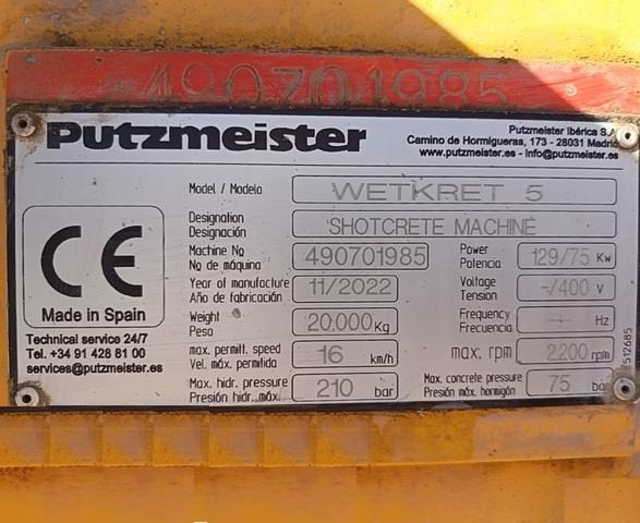 Putzmeister WETKRET5 - Betongpump: bild 5 Putzmeister WETKRET5 - Betongpump: bild 5