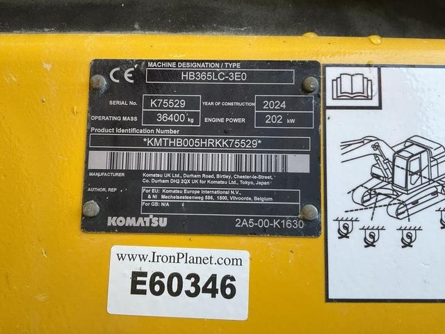 Komatsu HB365LC-3E0 - Bandgrävare: bild 5 Komatsu HB365LC-3E0 - Bandgrävare: bild 5