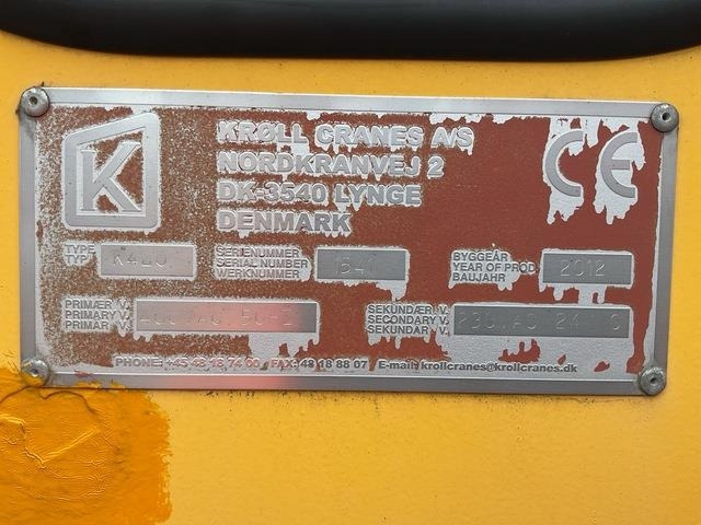 Kroll K420 - Tornkran: bild 5 Kroll K420 - Tornkran: bild 5