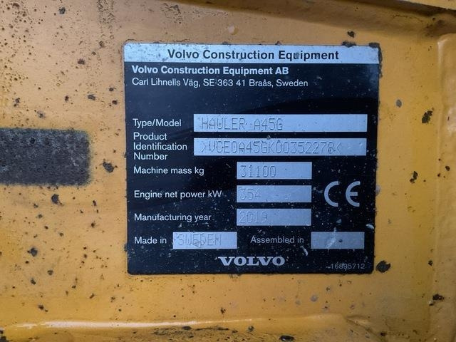 Volvo A45G - Ramstyrd dumper: bild 5 Volvo A45G - Ramstyrd dumper: bild 5