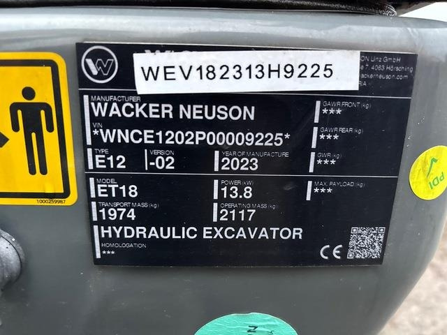 Wacker Neuson ET18 - Minigrävmaskin: bild 5 Wacker Neuson ET18 - Minigrävmaskin: bild 5