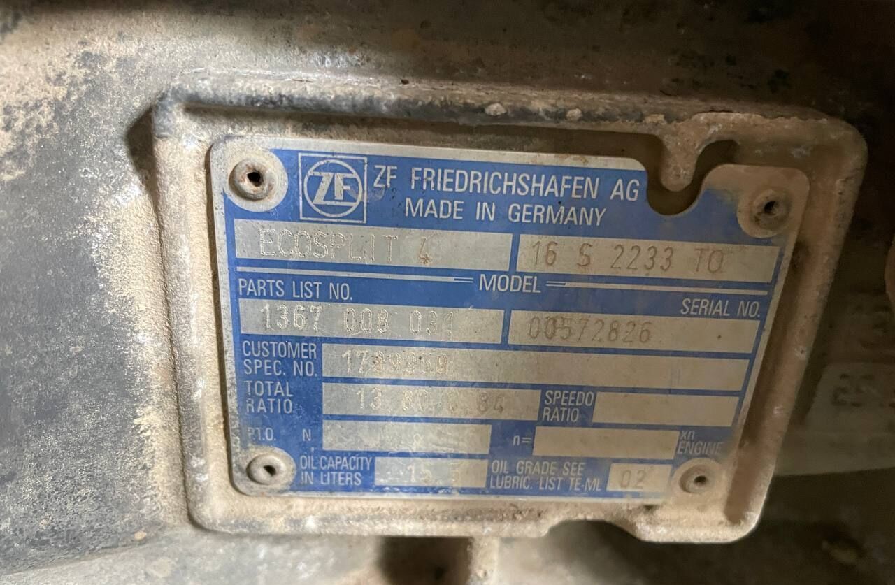 ZF 16 S 2233 TO Ecosplit 4 - Växellåda för Lastbil: bild 2 ZF 16 S 2233 TO Ecosplit 4 - Växellåda för Lastbil: bild 2