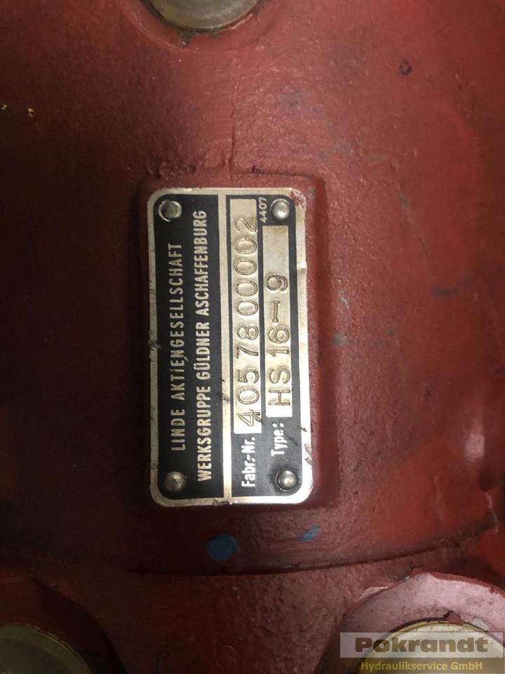 Linde HS 16-9 - Hydraulik: bild 2 Linde HS 16-9 - Hydraulik: bild 2