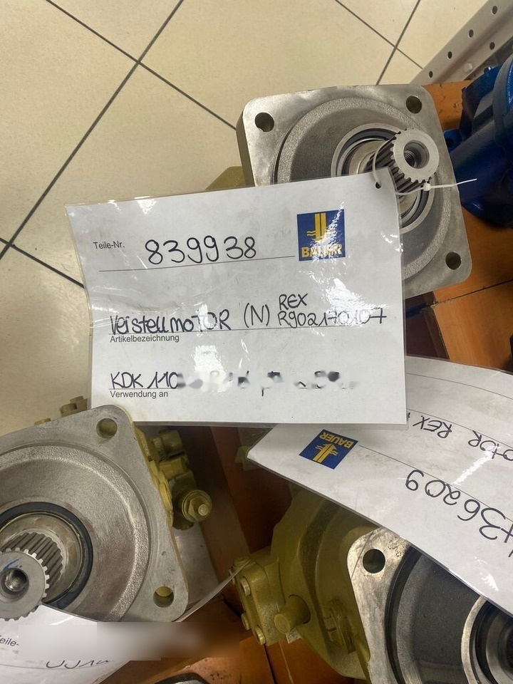 Rexroth KDK110 VON BGM, 35 R902170107 for pile driver - Hydraulmotor: bild 3 Rexroth KDK110 VON BGM, 35 R902170107 for pile driver - Hydraulmotor: bild 3