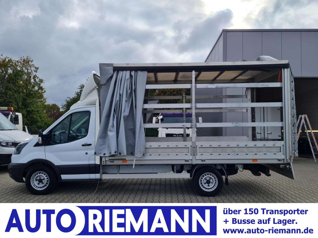 Ford Transit 35 Pritsche Schiebe Plane TDCi L3 KLIMA - Transportbil med kapell: bild 1 Ford Transit 35 Pritsche Schiebe Plane TDCi L3 KLIMA - Transportbil med kapell: bild 1