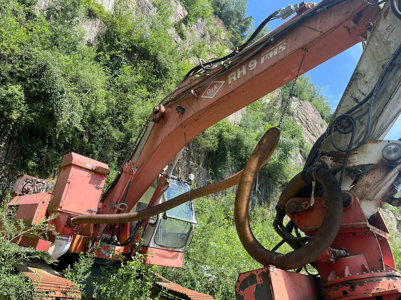 O&K RH9 PMS mit Wimmer blast hole drilling rig / Sprengloch-Bohrgerät - Borrmaskin: bild 2 O&K RH9 PMS mit Wimmer blast hole drilling rig / Sprengloch-Bohrgerät - Borrmaskin: bild 2