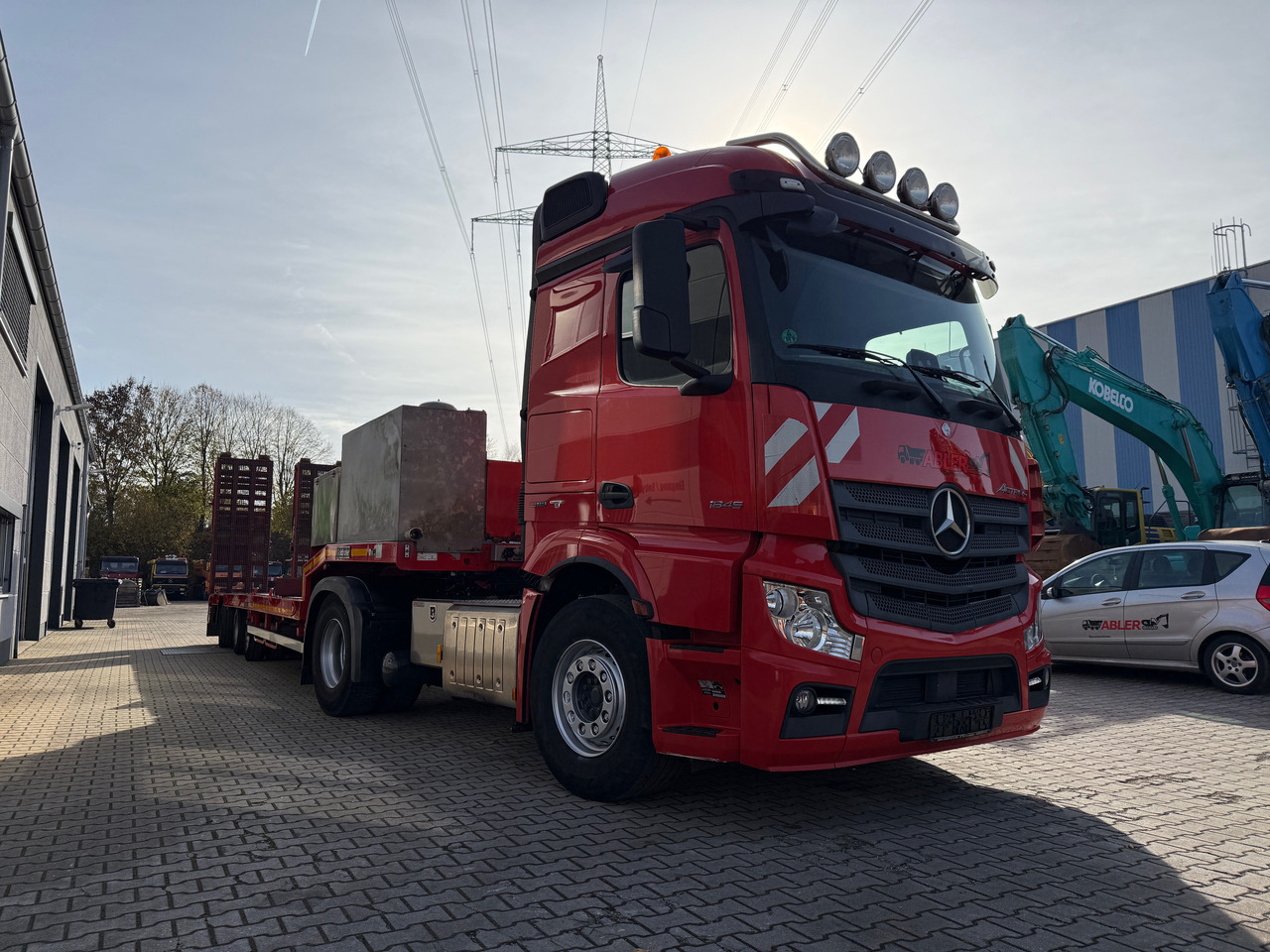Mercedes-Benz 1845 Actros mit Goldhofer Tieflader - Dragbil, Låg lastare semitrailer: bild 3 Mercedes-Benz 1845 Actros mit Goldhofer Tieflader - Dragbil, Låg lastare semitrailer: bild 3