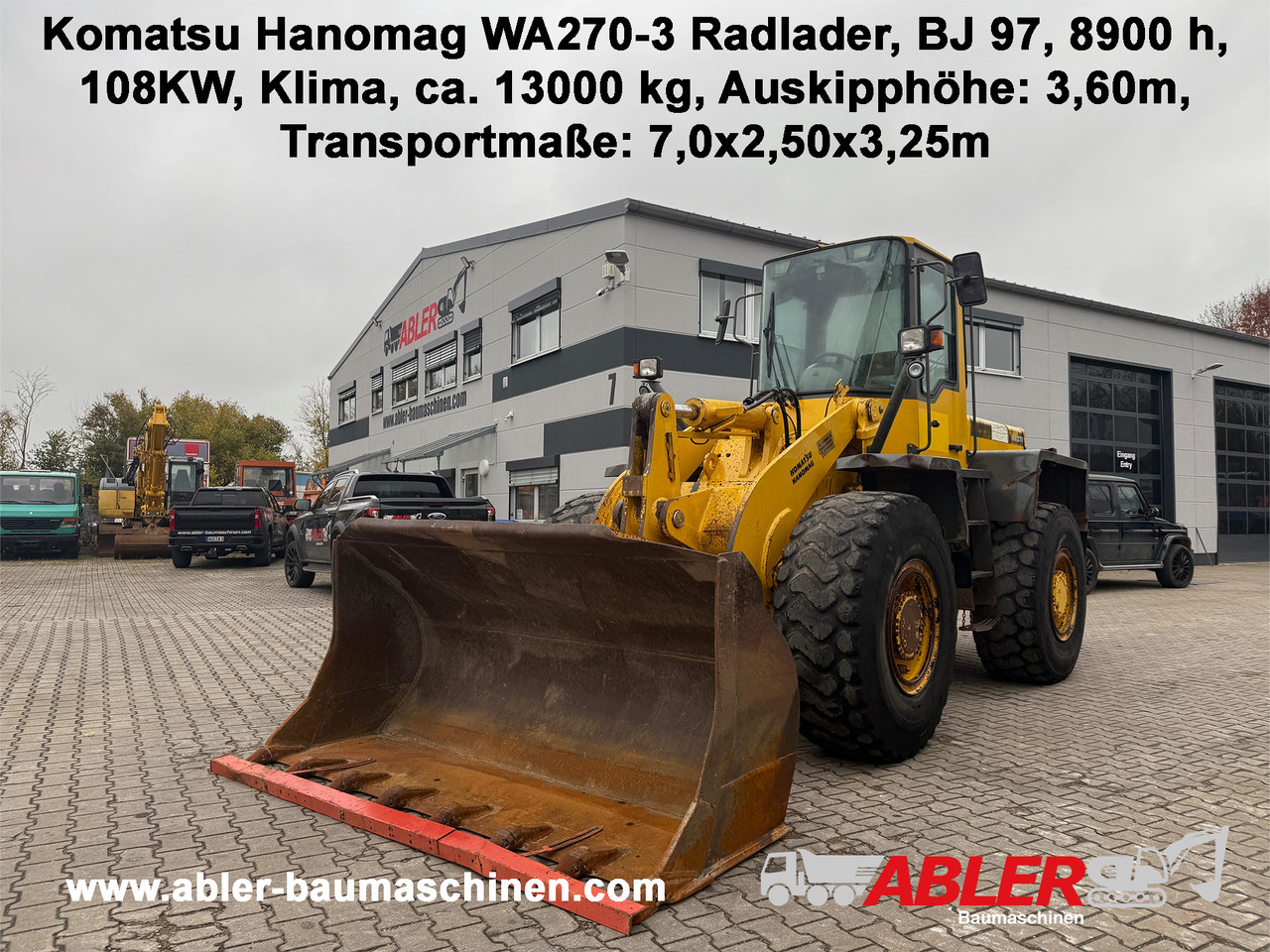 Komatsu Hanomag WA270-3 Radlader Klima - Hjullastare: bild 1 Komatsu Hanomag WA270-3 Radlader Klima - Hjullastare: bild 1