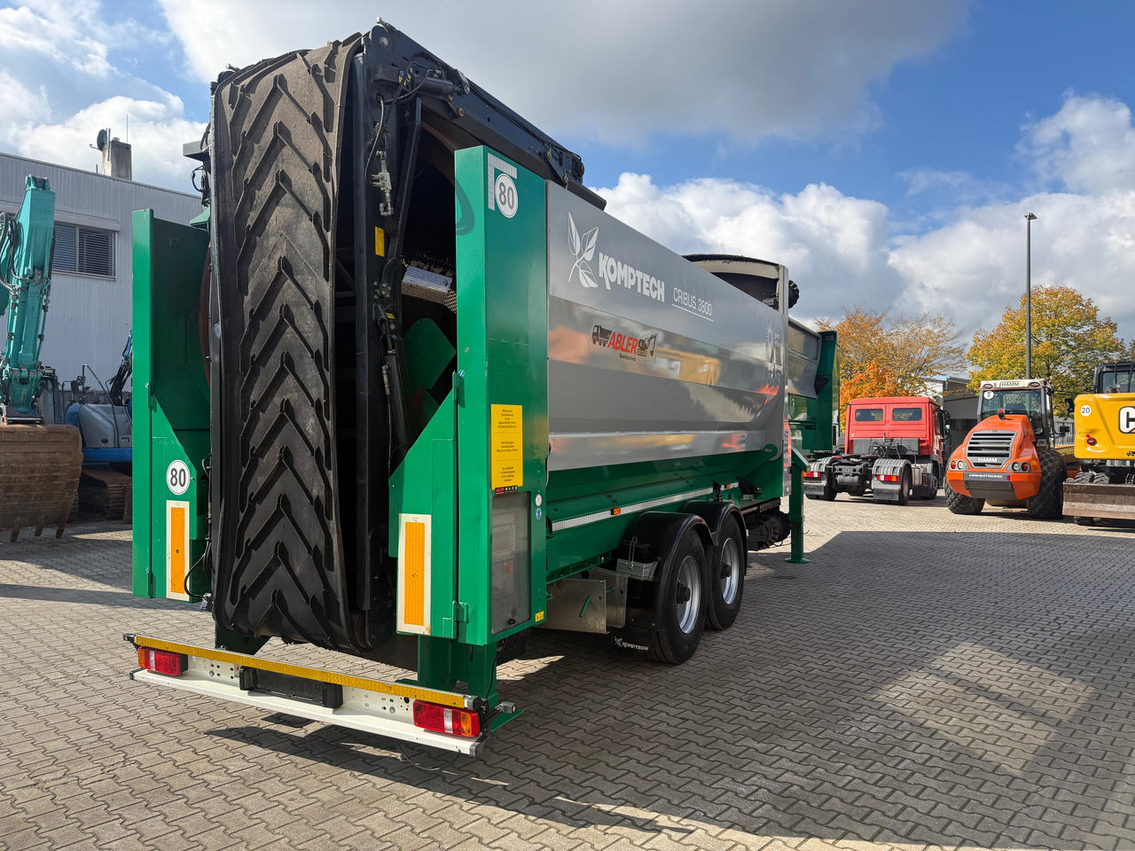 Komptech Cribus 3800 Trommelsiebanlage auf Auflieger - Sorteringsverk, Semitrailer: bild 4 Komptech Cribus 3800 Trommelsiebanlage auf Auflieger - Sorteringsverk, Semitrailer: bild 4