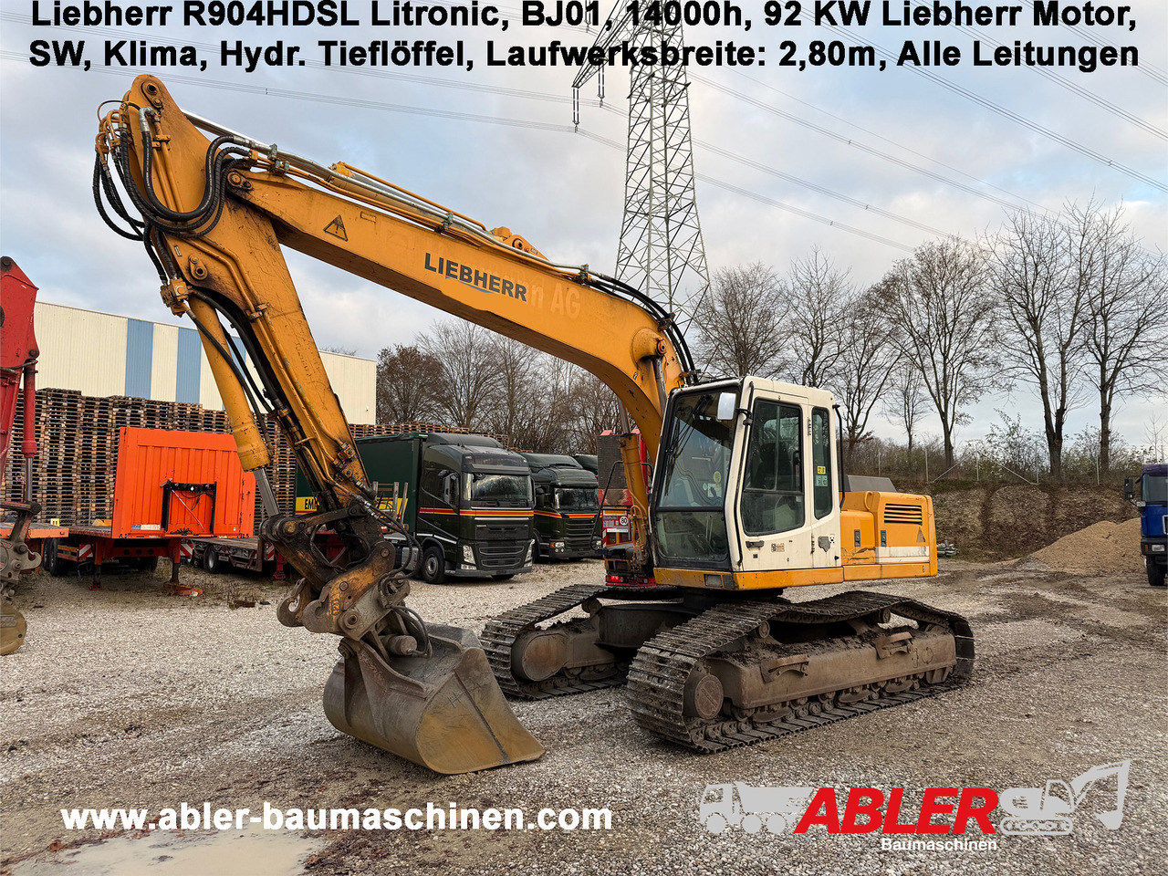 Liebherr R904 Kettenbagger Klima SW - Grävmaskin: bild 1 Liebherr R904 Kettenbagger Klima SW - Grävmaskin: bild 1
