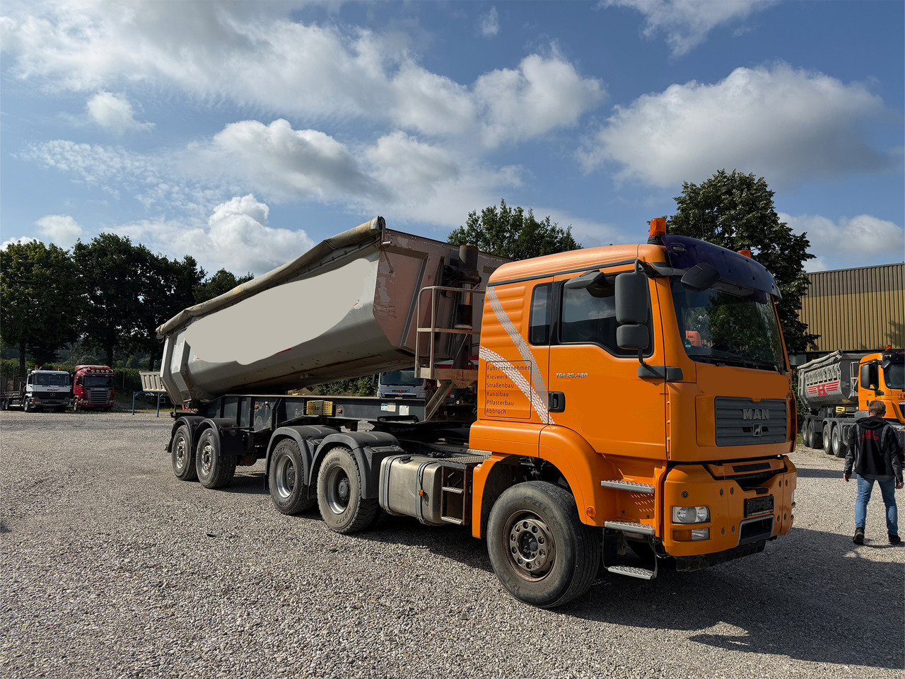 MAN TGA 26.480 6x4 SZM mit Kippauflieger - Tippbil lastbil: bild 4 MAN TGA 26.480 6x4 SZM mit Kippauflieger - Tippbil lastbil: bild 4