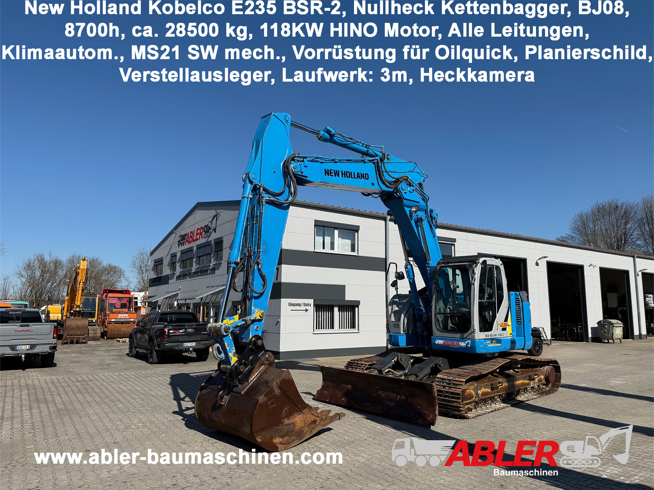 New Holland Kobeclo E235 BSR-2 Nullheck Kettenbagger MS21 - Grävmaskin: bild 1 New Holland Kobeclo E235 BSR-2 Nullheck Kettenbagger MS21 - Grävmaskin: bild 1