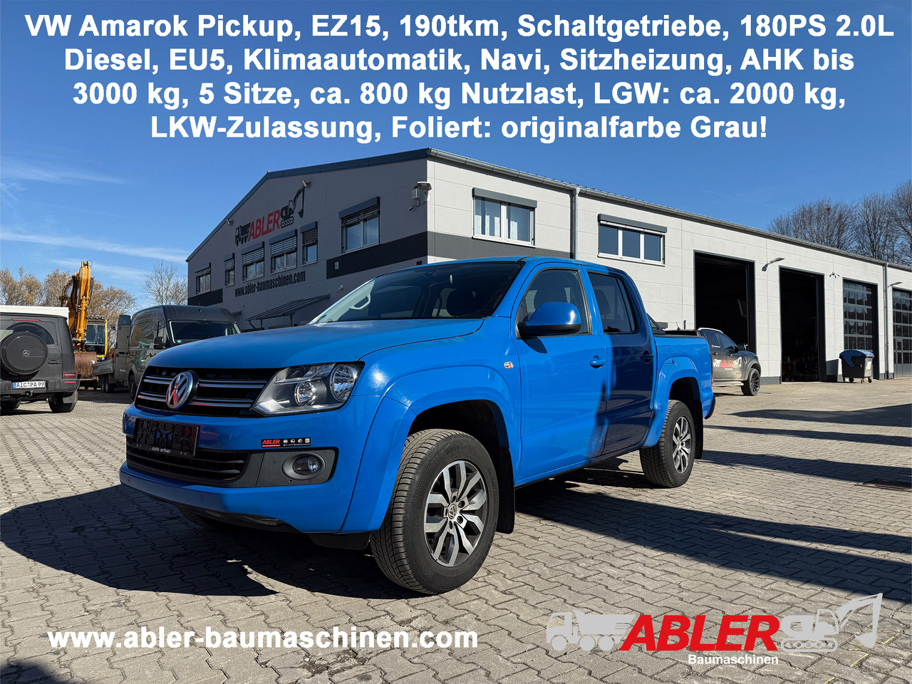 VW Amarok Klima Navi LKW - Pickup: bild 1 VW Amarok Klima Navi LKW - Pickup: bild 1
