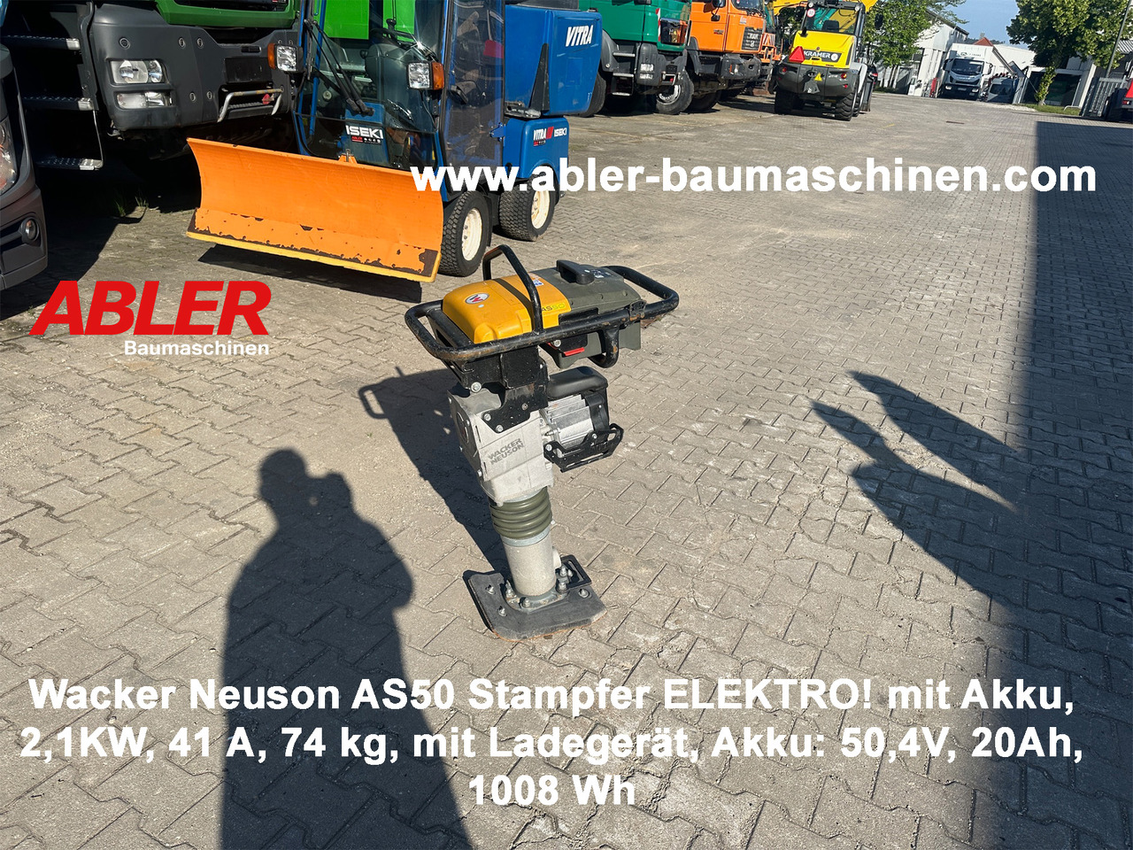 Wacker Neuson AS50E Rüttelstampfer Elektro AKKU! - Stamp: bild 1 Wacker Neuson AS50E Rüttelstampfer Elektro AKKU! - Stamp: bild 1
