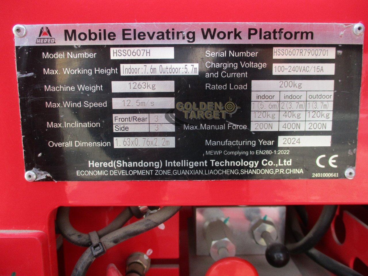 Ny Saxlift Hered HSS0607H Hydraulic Scissor Lift: bild 11 Ny Saxlift Hered HSS0607H Hydraulic Scissor Lift: bild 11