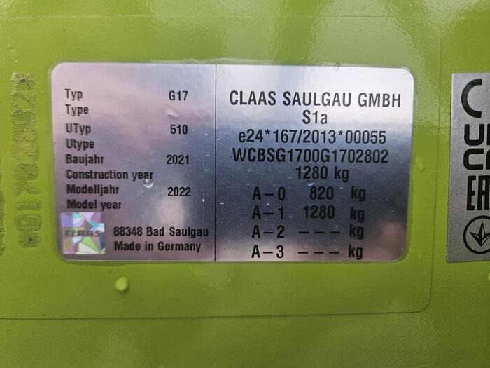 Claas Liner 1600 - Hövändare: bild 5 Claas Liner 1600 - Hövändare: bild 5