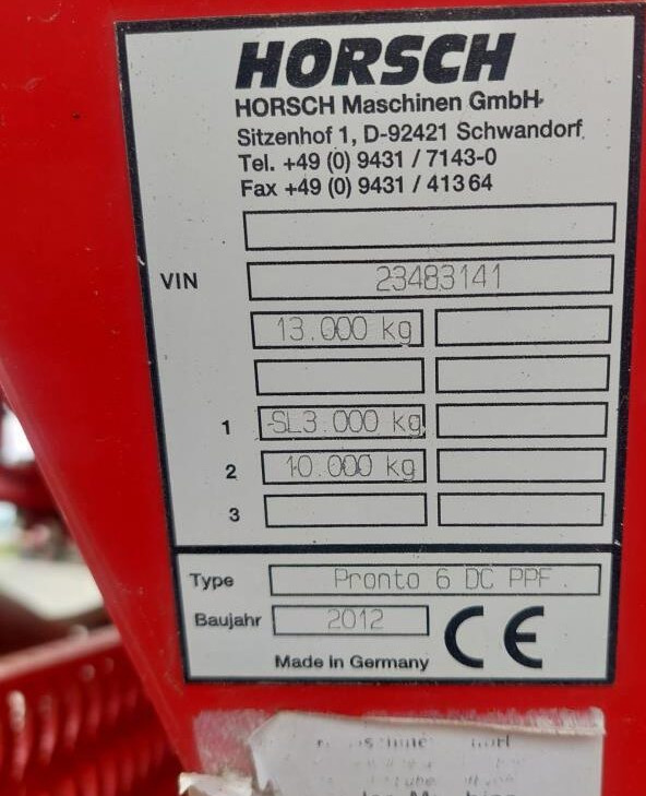 Leasa Horsch Pronto 6 DC PPF Horsch Pronto 6 DC PPF: bild 15