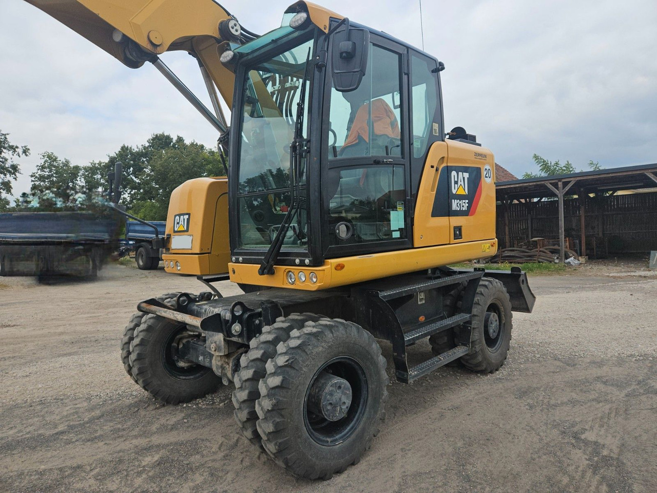 CAT M315F, orig. 2.828h - Grävmaskin på däck: bild 4 CAT M315F, orig. 2.828h - Grävmaskin på däck: bild 4