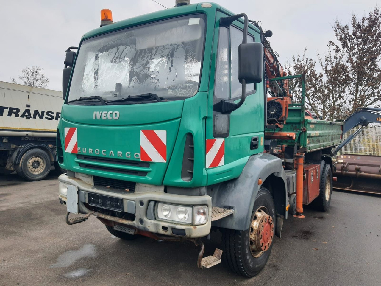 Iveco ML140E18 Dreiseitenkipper 4x4 mit Kran+Greifere - Tippbil lastbil: bild 1 Iveco ML140E18 Dreiseitenkipper 4x4 mit Kran+Greifere - Tippbil lastbil: bild 1