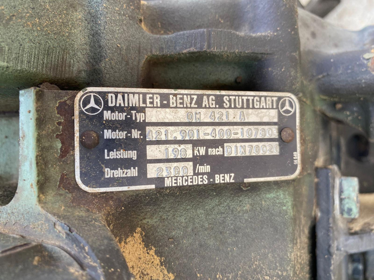 Motor för Byggmaskiner Mercedes Benz OM 421 aus PB 240: bild 7