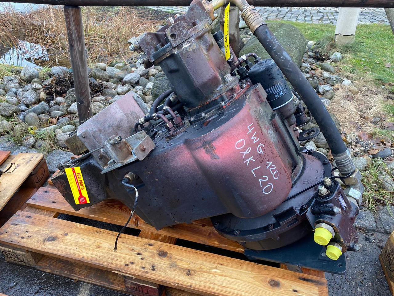 O&K ZF 4WG 120 aus L20 - Transmission för Byggmaskiner: bild 1 O&K ZF 4WG 120 aus L20 - Transmission för Byggmaskiner: bild 1