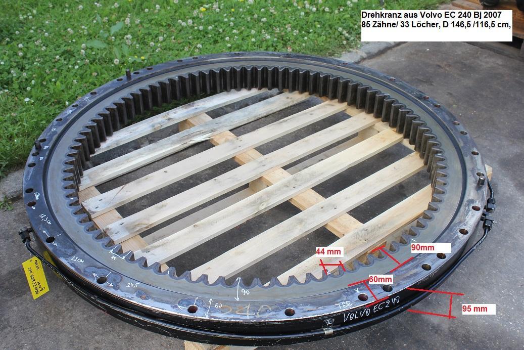 Svängkrans för Byggmaskiner Volvo EC 240 B NLC: bild 10