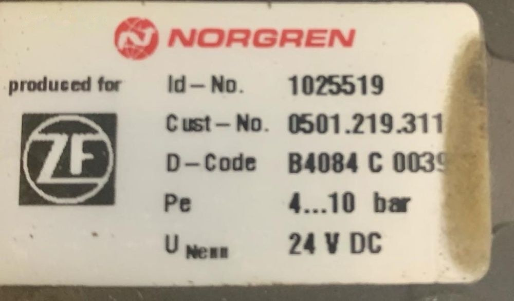 Norgren ZF oryginał HURT wybieraka 1025519 MAN TGA TGX TGL - Bromsventil för Lastbil: bild 3 Norgren ZF oryginał HURT wybieraka 1025519 MAN TGA TGX TGL - Bromsventil för Lastbil: bild 3