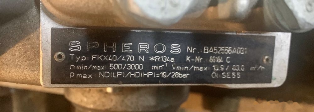 Spheros FKX40/470 28bar FKX40/470 - A/C kompressor för Buss: bild 3 Spheros FKX40/470 28bar FKX40/470 - A/C kompressor för Buss: bild 3