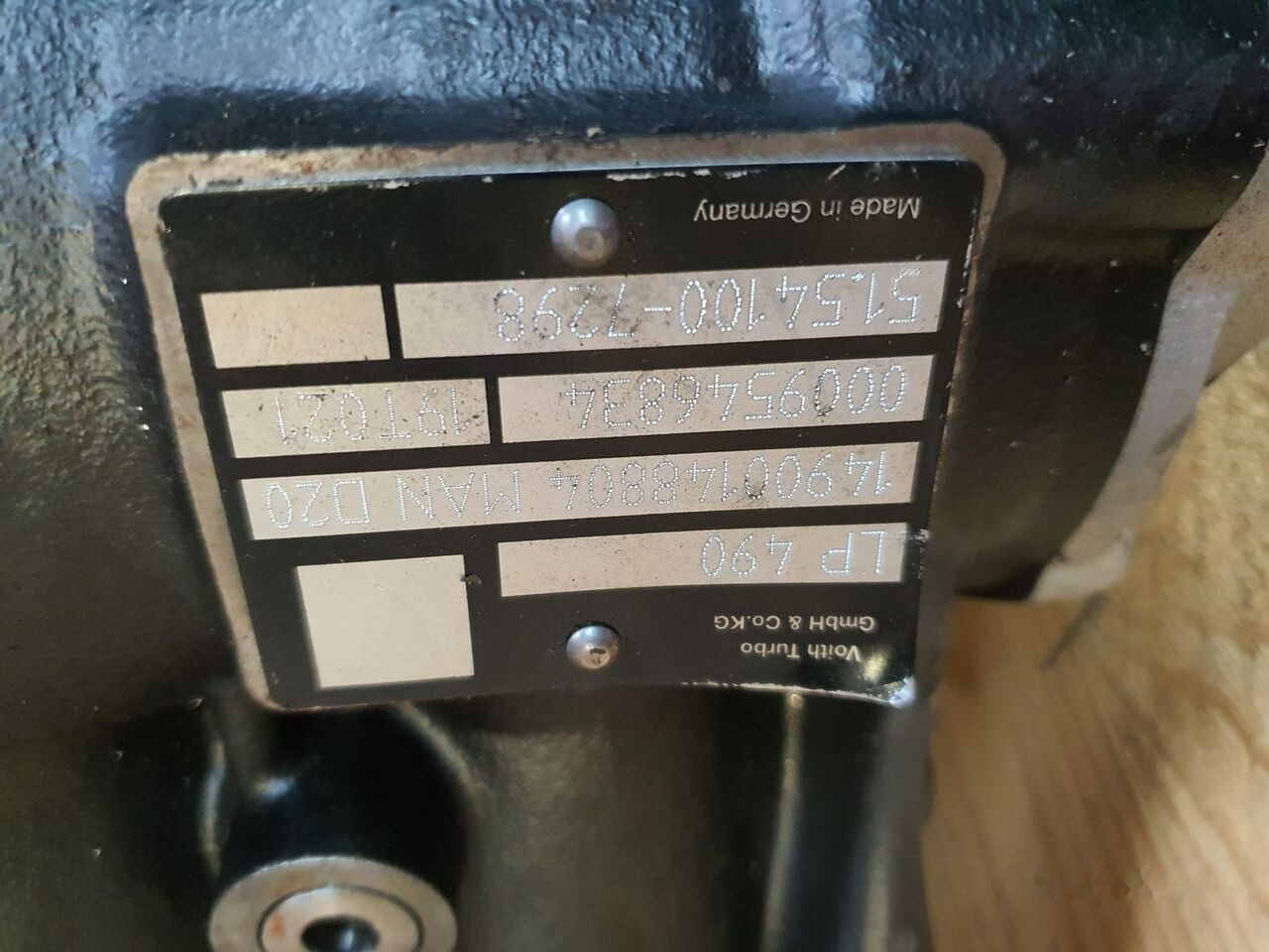 Voith 51.54100-7298 MAN Trucks truck - Kompressor för Lastbil: bild 3 Voith 51.54100-7298 MAN Trucks truck - Kompressor för Lastbil: bild 3