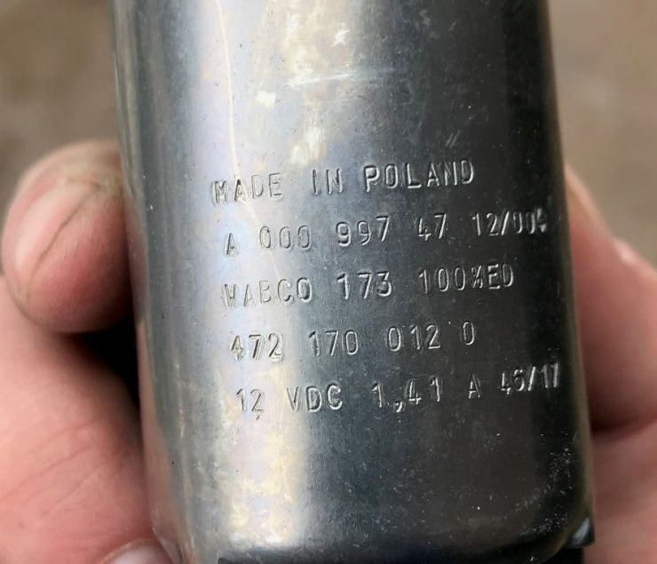 WABCO Meritor 472.170.012 0 for commercial vehicle - Bromsventil för Transportbil: bild 2 WABCO Meritor 472.170.012 0 for commercial vehicle - Bromsventil för Transportbil: bild 2