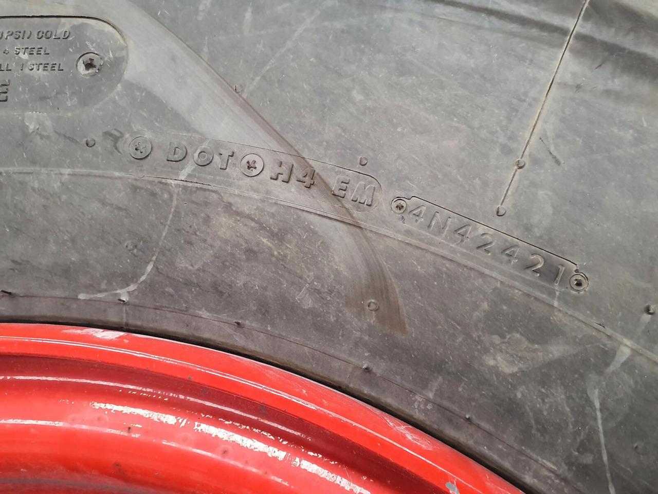 Bridgestone Wheel 445/95R25 10 12 1p - Komplett hjul för Lyftkran: bild 3 Bridgestone Wheel 445/95R25 10 12 1p - Komplett hjul för Lyftkran: bild 3