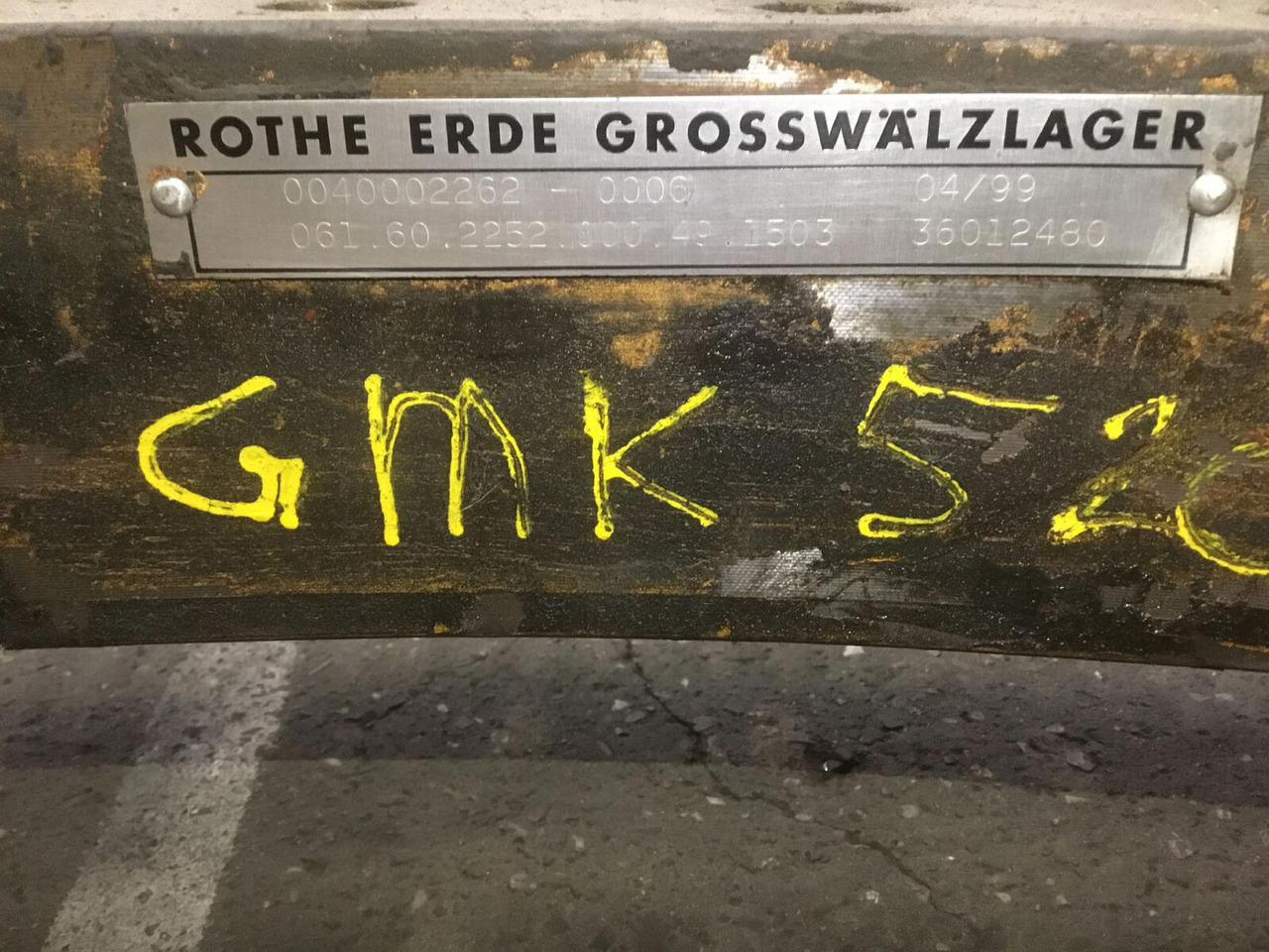 Grove GMK 5200 slew ring - Svängkrans för Mobilkran: bild 3 Grove GMK 5200 slew ring - Svängkrans för Mobilkran: bild 3