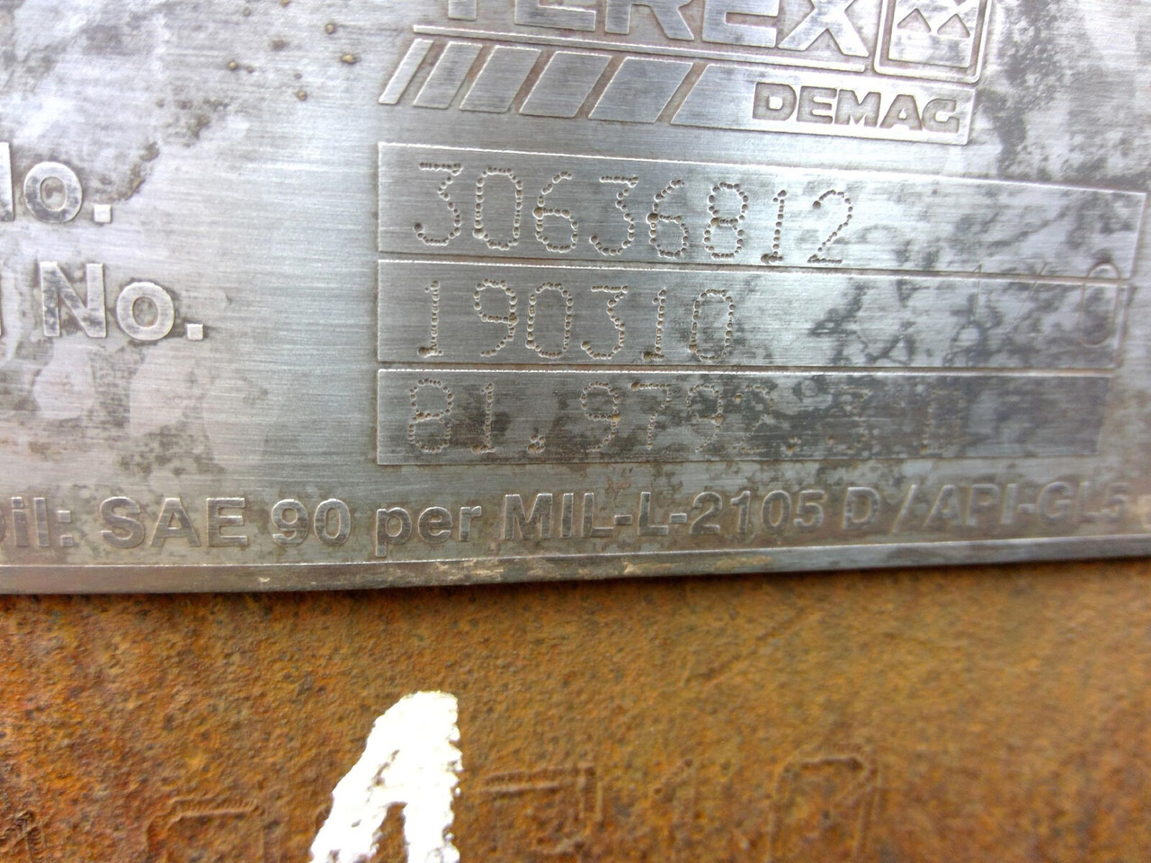 Terex AC 350 axle 1 - Axel och reservdelar för Mobilkran: bild 5 Terex AC 350 axle 1 - Axel och reservdelar för Mobilkran: bild 5