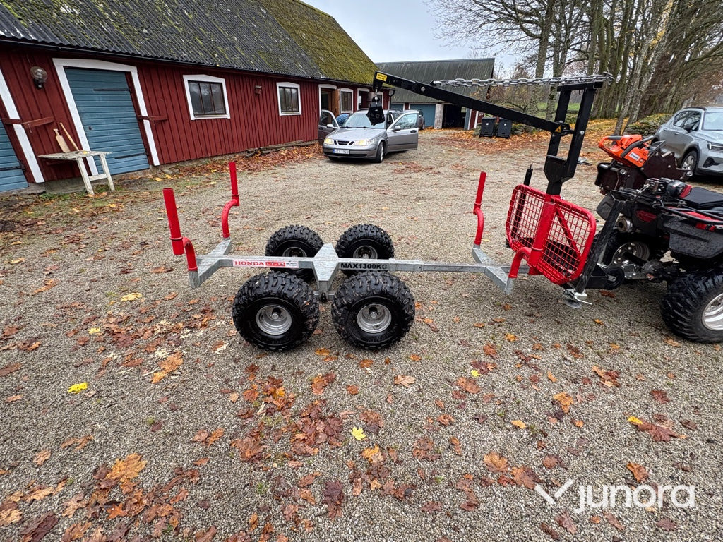 ATV timmervagn - Honda LT-13 - Skogsvagn: bild 2 ATV timmervagn - Honda LT-13 - Skogsvagn: bild 2