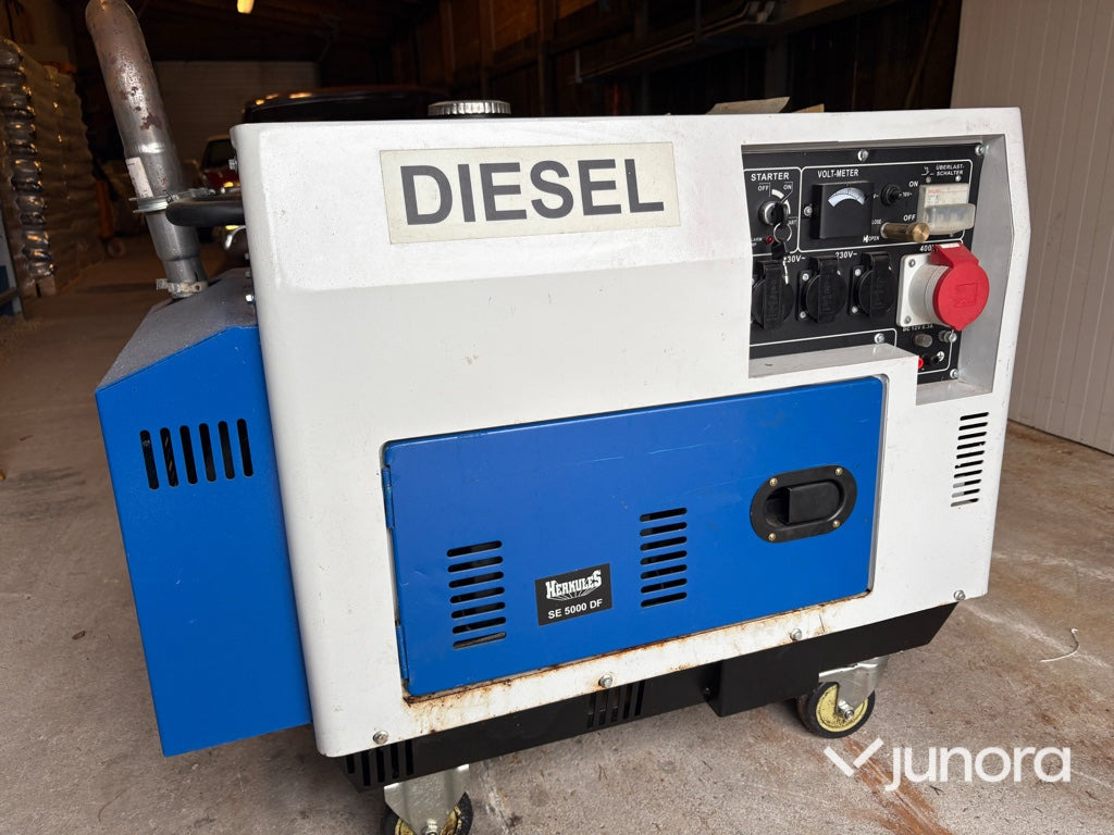 Elverk - Herkules 5000 DF, dieseldrivet - Elgenerator: bild 2 Elverk - Herkules 5000 DF, dieseldrivet - Elgenerator: bild 2