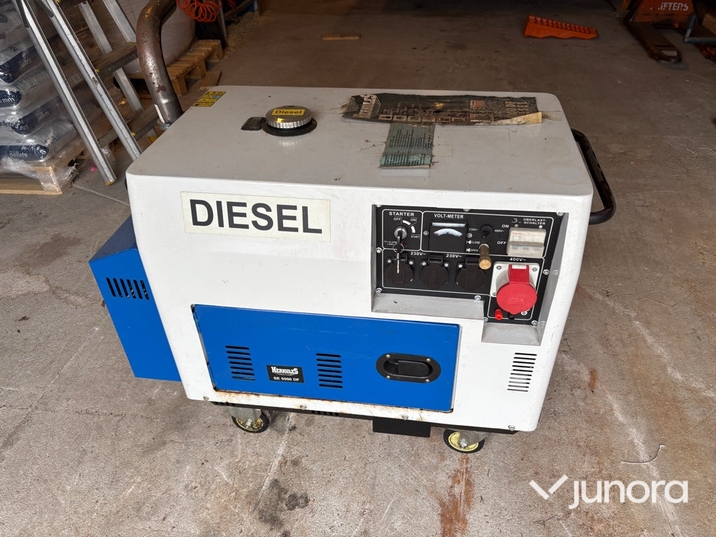 Elverk - Herkules 5000 DF, dieseldrivet - Elgenerator: bild 1 Elverk - Herkules 5000 DF, dieseldrivet - Elgenerator: bild 1