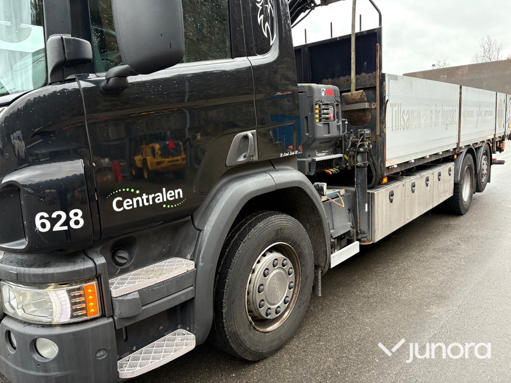 Kranbil - Scania P410 med Hiab 138 - Flakbil, Kranbil: bild 3 Kranbil - Scania P410 med Hiab 138 - Flakbil, Kranbil: bild 3