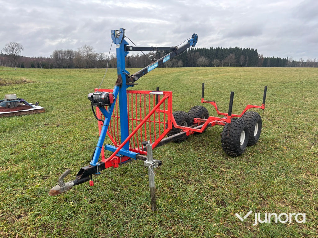 Skogsvagn ATV - Ytterocke, Med kran - Övrig maskin: bild 1 Skogsvagn ATV - Ytterocke, Med kran - Övrig maskin: bild 1