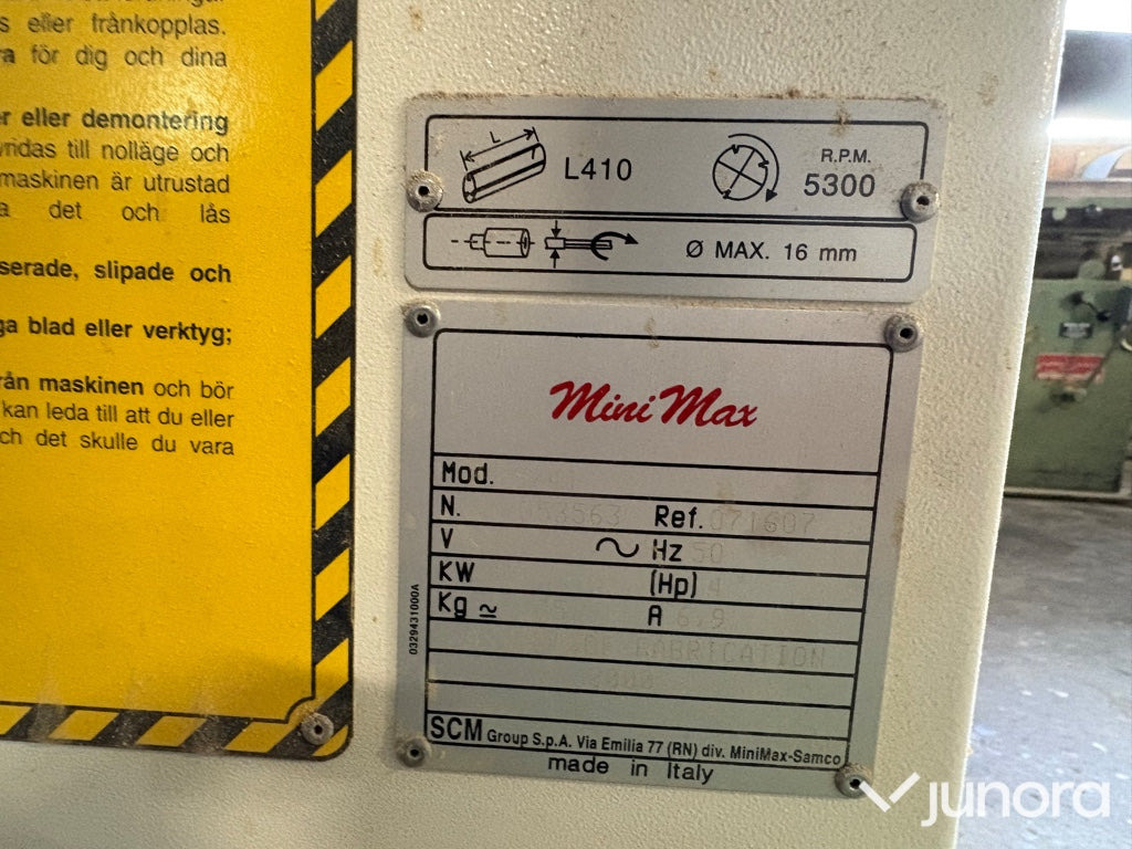 Träbearbetningsmaskin Rikt / Plahyvel - Mini Max, FS-41: bild 17