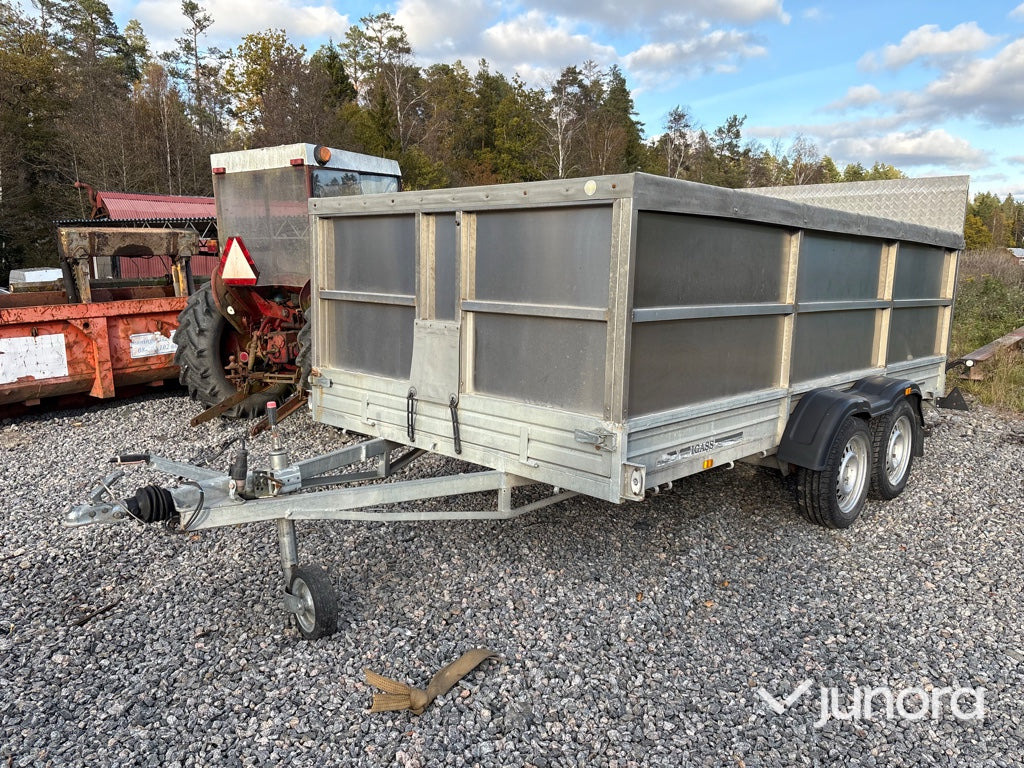 Slaktvagn - Igass 2 TON Combi - Flaksläp: bild 1 Slaktvagn - Igass 2 TON Combi - Flaksläp: bild 1