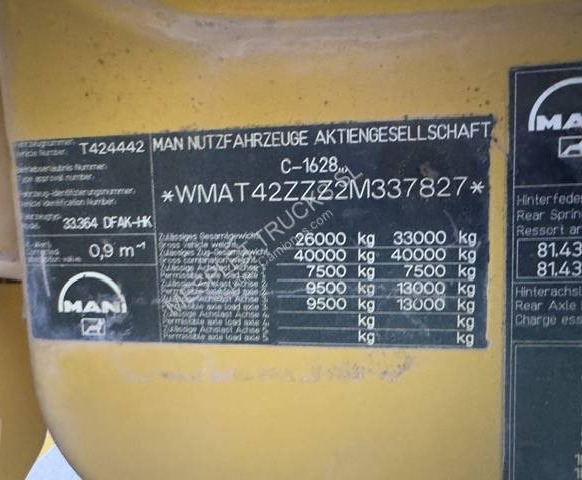 MAN FE 360 - Tippbil lastbil: bild 5 MAN FE 360 - Tippbil lastbil: bild 5