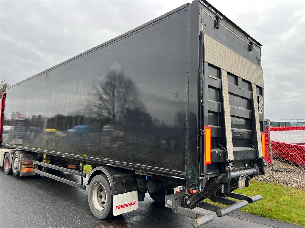 Fruehauf 11,0 mtr boks - lodretstående -lift - Skåp semitrailer: bild 1 Fruehauf 11,0 mtr boks - lodretstående -lift - Skåp semitrailer: bild 1