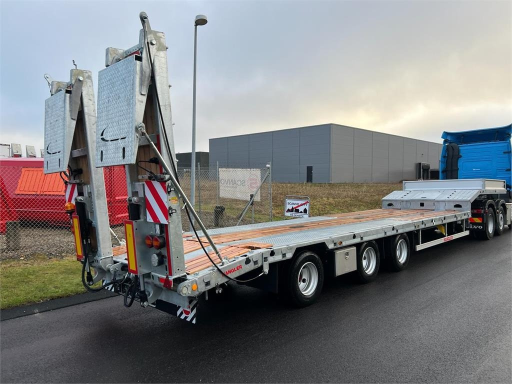 Hangler SDS-H 510-T 3-aks maskintrailer - dobbelt ramper - Låg lastare semitrailer: bild 1 Hangler SDS-H 510-T 3-aks maskintrailer - dobbelt ramper - Låg lastare semitrailer: bild 1