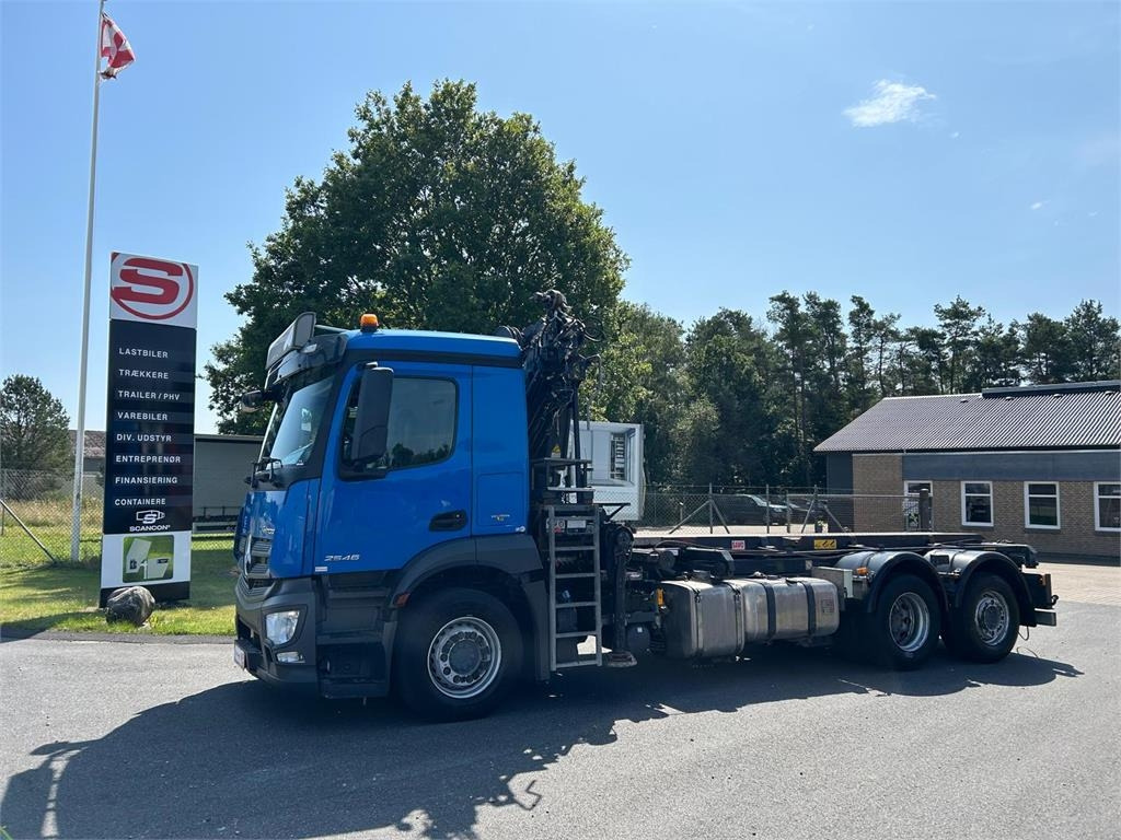 Mercedes-Benz Antos 2546 - Hiab 192 E kran  - Liftdumper lastbil: bild 1 Mercedes-Benz Antos 2546 - Hiab 192 E kran  - Liftdumper lastbil: bild 1