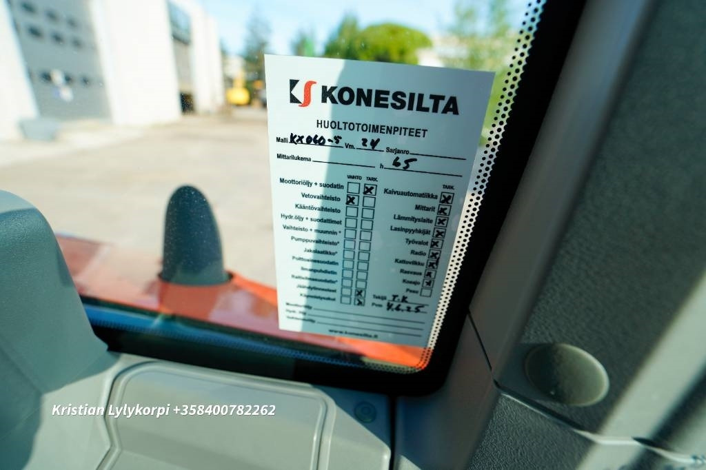 Minigrävmaskin Kubota KX060-5 EX-DEMO: bild 25 Minigrävmaskin Kubota KX060-5 EX-DEMO: bild 25