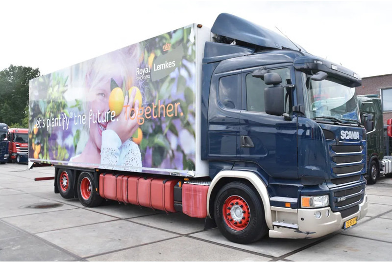 Scania R450 HL 6x2 + THERMO KING TS-300 - RETARDER - WHEELBASE: 510 CM - AIRCO - - Kylbil lastbil: bild 1 Scania R450 HL 6x2 + THERMO KING TS-300 - RETARDER - WHEELBASE: 510 CM - AIRCO - - Kylbil lastbil: bild 1