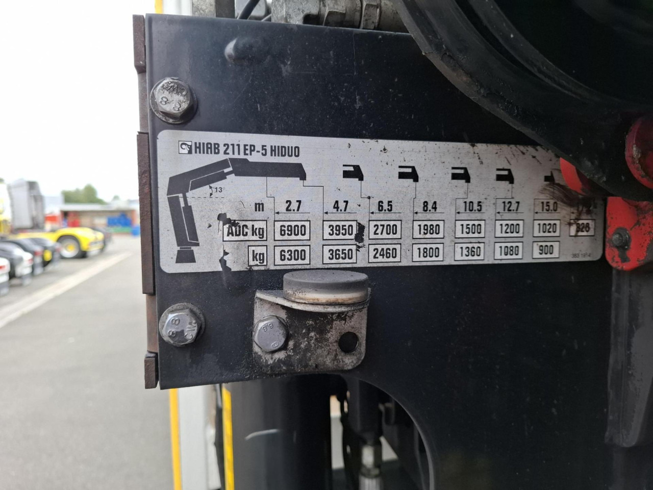 SCANIA SCANIA P41 8/2*6 Plat +Grue 21TM - Chassi lastbil: bild 5 SCANIA SCANIA P41 8/2*6 Plat +Grue 21TM - Chassi lastbil: bild 5