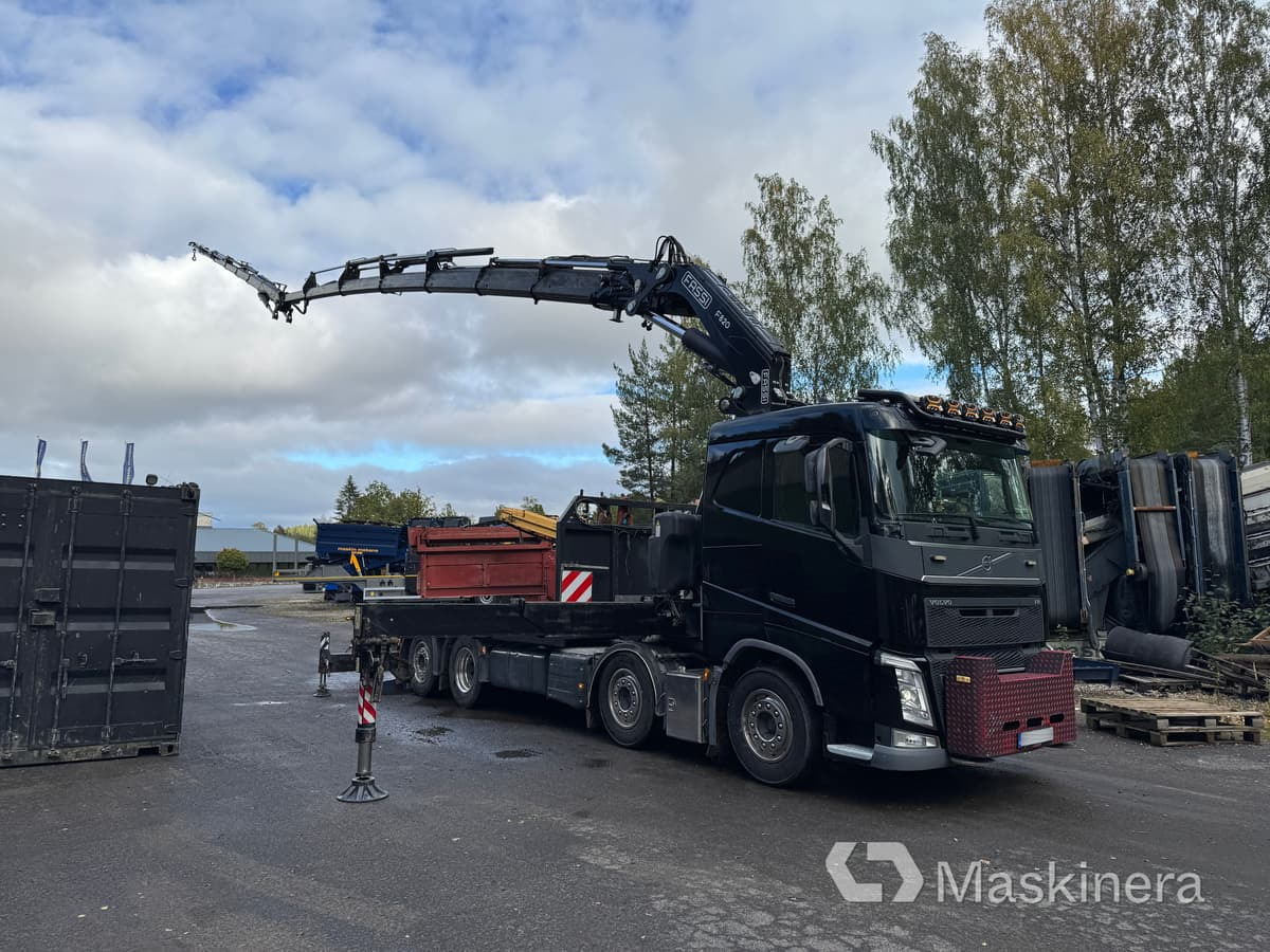 Bodbil Volvo FH 82F med Fassi F820 kran & jib - Flakbil, Kranbil: bild 3 Bodbil Volvo FH 82F med Fassi F820 kran & jib - Flakbil, Kranbil: bild 3