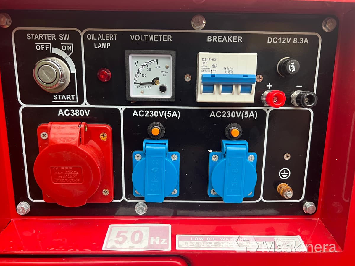 Elverk Erdmann ER10000 - Elgenerator: bild 5 Elverk Erdmann ER10000 - Elgenerator: bild 5