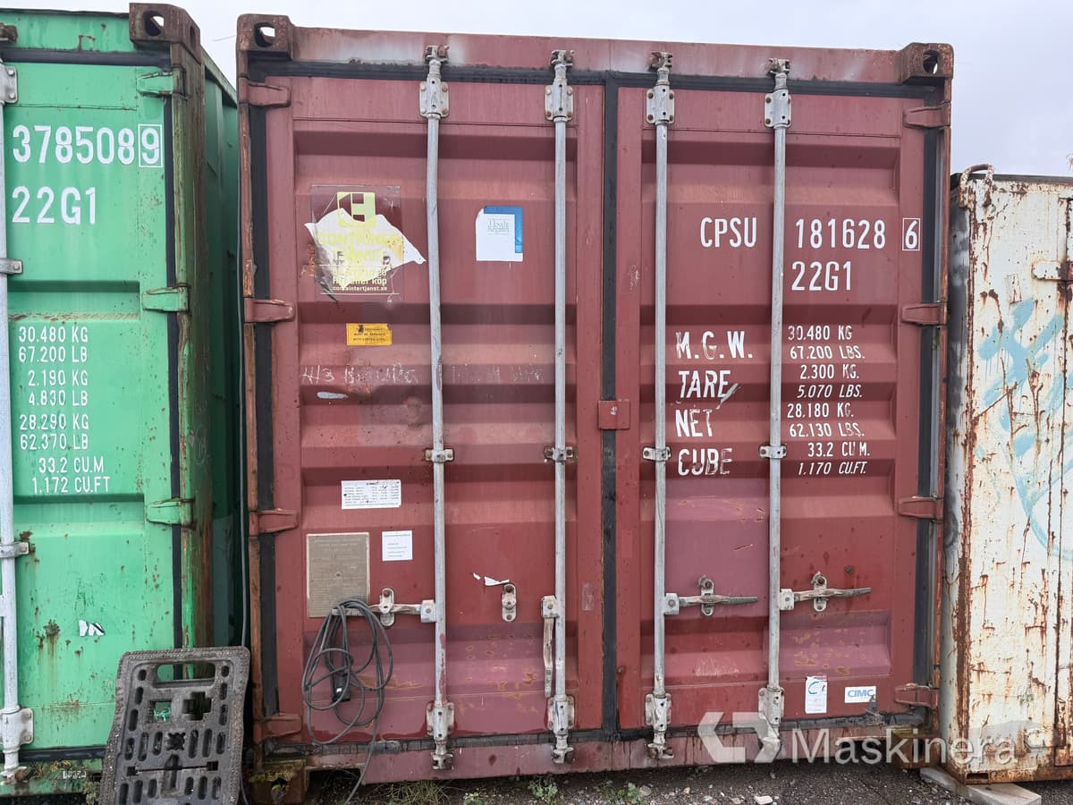 Förrådscontainer 20 fot - Entreprenadutrustning: bild 1 Förrådscontainer 20 fot - Entreprenadutrustning: bild 1